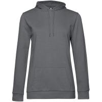 Каталог Толстовка с капюшоном женская Hoodie, серая (стальная) от интернет-магазина «7 Сувениров»