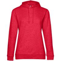 Каталог Толстовка с капюшоном женская Hoodie, красный меланж от интернет-магазина «7 Сувениров»