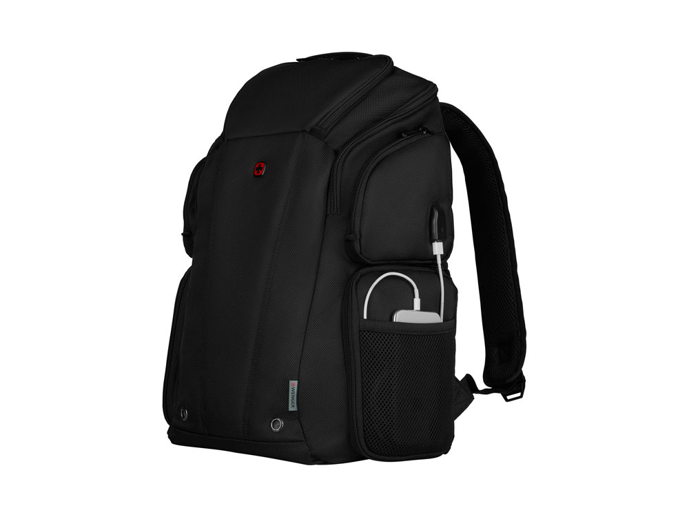 Рюкзак для ноутбука 14-16'' WENGER, черный, полиэстер, 33x21x43 см, 29 л