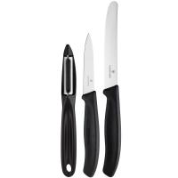 Каталог Набор ножей Victorinox Swiss Classic Paring, черный от интернет-магазина «7 Сувениров»