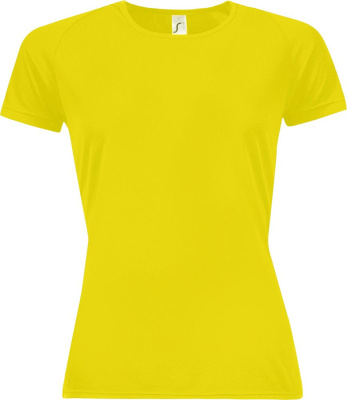 Футболка женская Sporty Women 140 желтый неон, размер XS