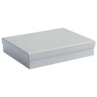 Каталог Подарочная коробка Giftbox, серебристая от интернет-магазина «7 Сувениров»