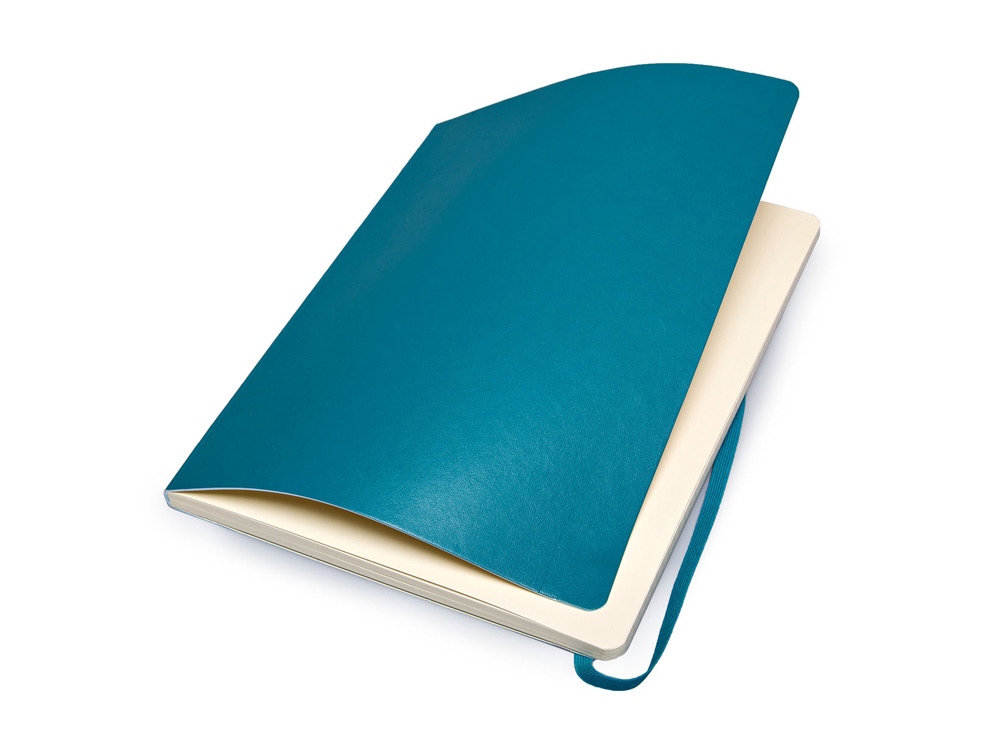 Записная книжка Moleskine Classic Soft (в линейку), Хlarge (19х25 см), бирюзовый