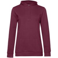 Каталог Толстовка с капюшоном женская Hoodie, бордовая от интернет-магазина «7 Сувениров»