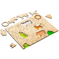 Каталог Развивающий эко-пазл Wood Games, ферма от интернет-магазина «7 Сувениров»