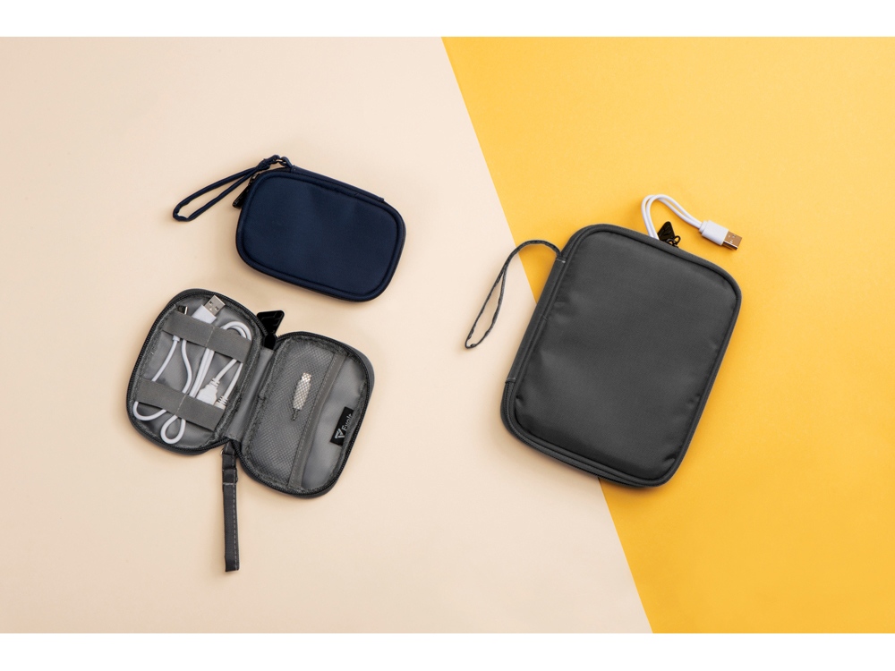 Органайзер для проводов Keep Organized S, темно-серый