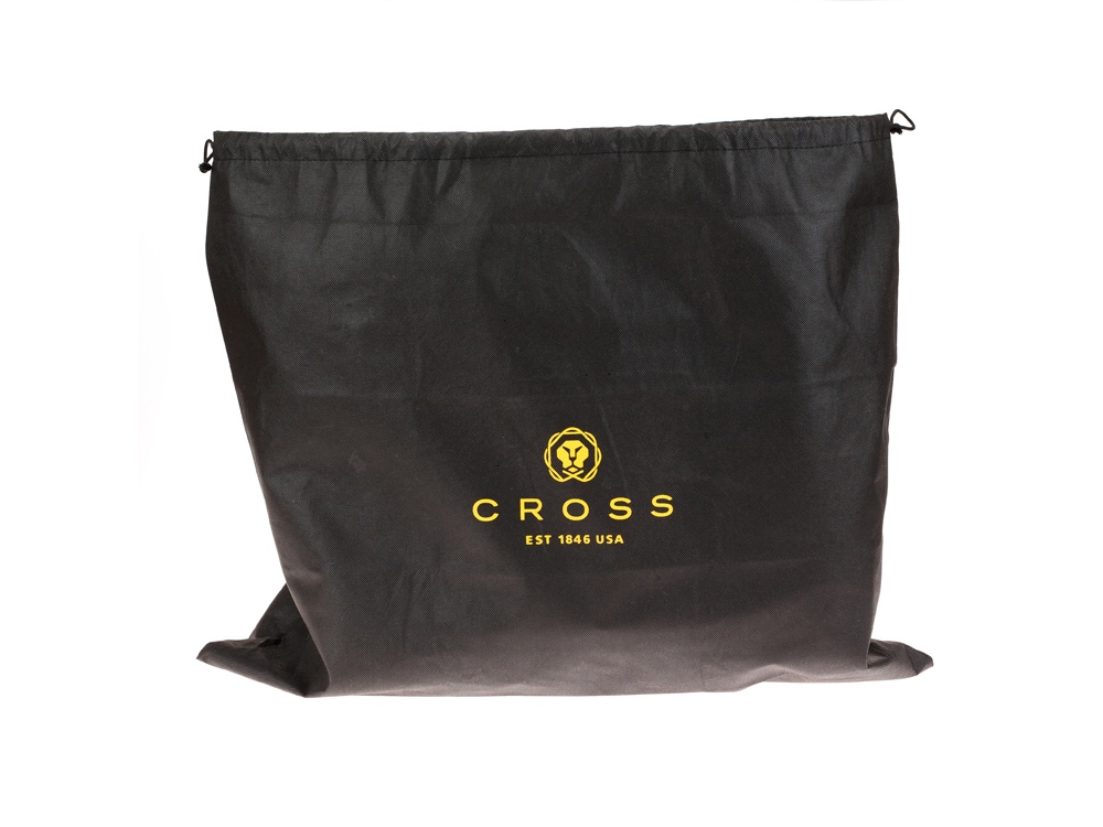 Рюкзак мужской Cross Insignia Express Black, кожа наппа, гладкая, чёрный, черный