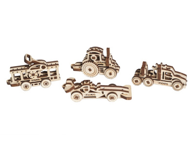 3D-ПАЗЛ UGEARS Фиджет Транспорт