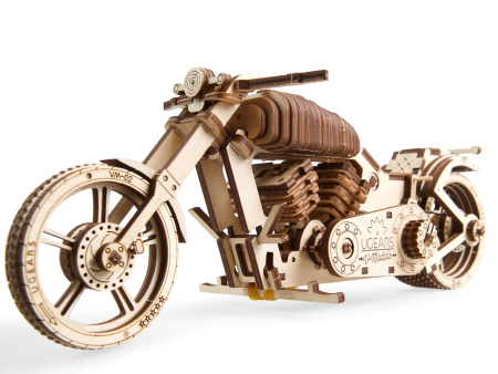 Каталог 3D-ПАЗЛ UGEARS Байк VM-02 от интернет-магазина «7 Сувениров»