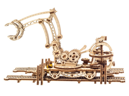 Каталог 3D-ПАЗЛ UGEARS Манипулятор на рельсах от интернет-магазина «7 Сувениров»