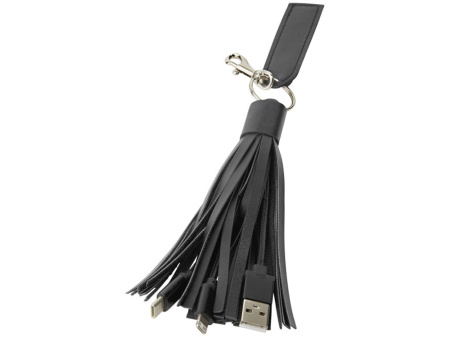 Каталог Тканевый кабель для зарядки Tassel 3-в-1 от интернет-магазина «7 Сувениров»