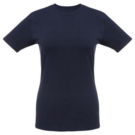 Каталог Футболка женская T-bolka Stretch Lady, темно-синяя (navy) от интернет-магазина «7 Сувениров»